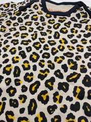 Baby Leopard Print Short Sleeve Romper