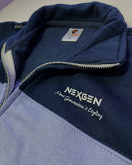 MENS COLOUR BLOCK FLEECE ZIP SWEAT SHIRT