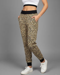 Women's Leopard Print Joggers