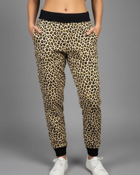 Women's Leopard Print Joggers