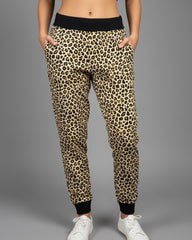 Women's Leopard Print Joggers