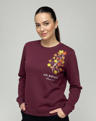 Women's Fleece Embroidered  Sweatshirt